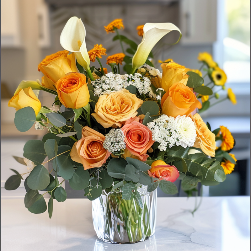How much does a bouquet of Bel-Air carnations cost?